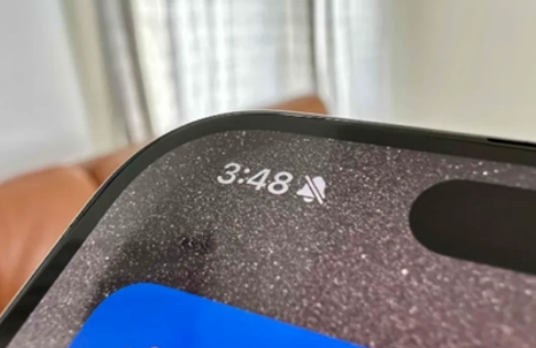 太仓苹果15pro维修站分享如何隐藏iPhone15Pro上静音铃声图标 